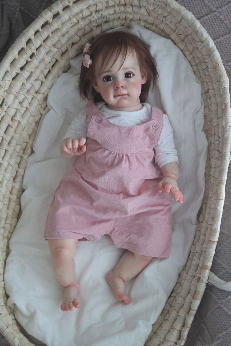 Cute cloth body vinyl reborn doll - Image 6