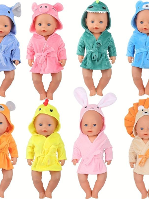 Reborn Baby Bathrobe – Animal Hooded Pajamas  | Wholesale Reborn Doll Clothes Manufacturer