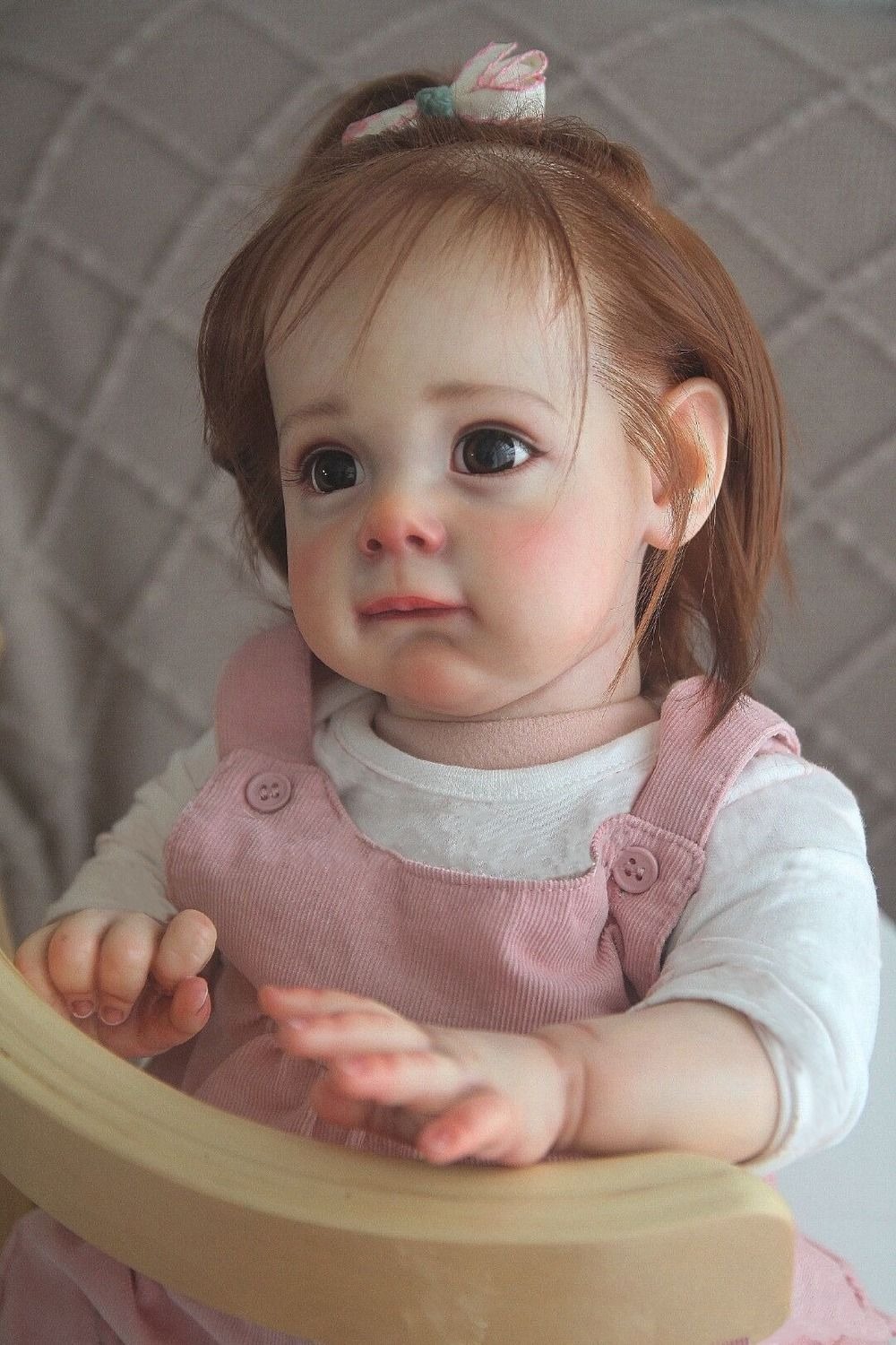Cute cloth body vinyl reborn doll - Image 5