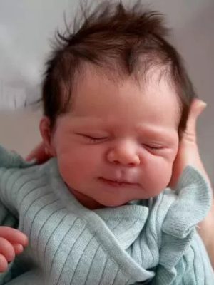 19-Inch Realistic Platinum Silicone Reborn Baby Doll