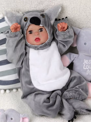 Blink and close eyes Reborn doll