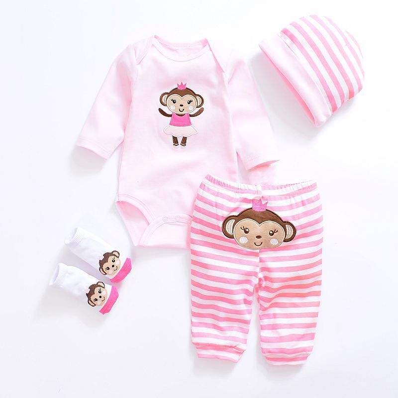 20"–22" Reborn Baby Doll Clothes | Premium Cotton Fashion Outfit Set for Reborn Dolls - Image 3
