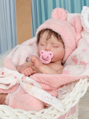 12‑inch platinum silicone reborn baby doll