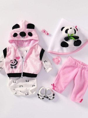 20/22 Inch Full Silicone Reborn Baby Doll Clothes Set | Cartoon Outfit Set