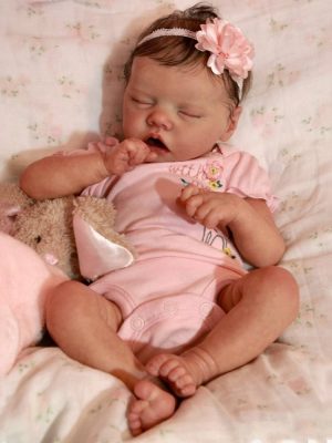 18 Inch Premium Soft Silicone Reborn Baby Doll – ODM Customizable for Therapy & Gift