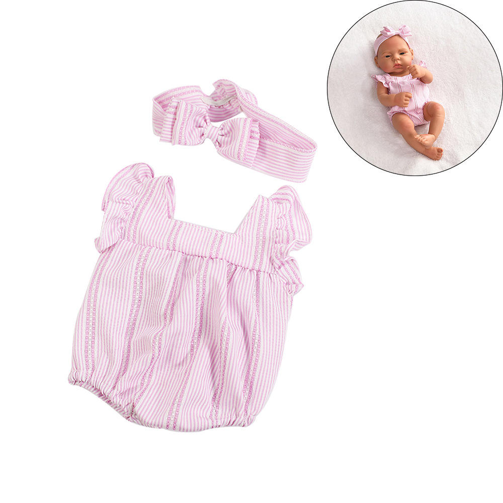 12–13 Inch Reborn Doll Outfit Dress & Headband Manufacturer - Image 2