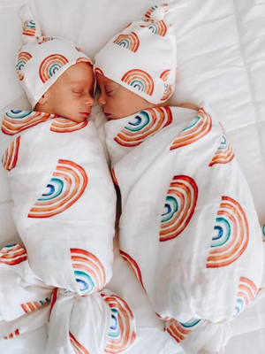 Reborn Baby Swaddle Set – Newborn Wrap with Bow Hat & Soft Knit Headband | OEM/ODM Baby Doll Accessories