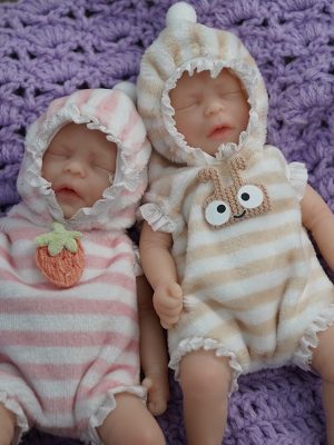 6 Inch Palm-Sized Full Silicone Twin Reborn Dolls – OEM & Wholesale