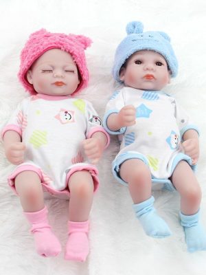 11-Inch Full-Silicone Reborn Twin Baby