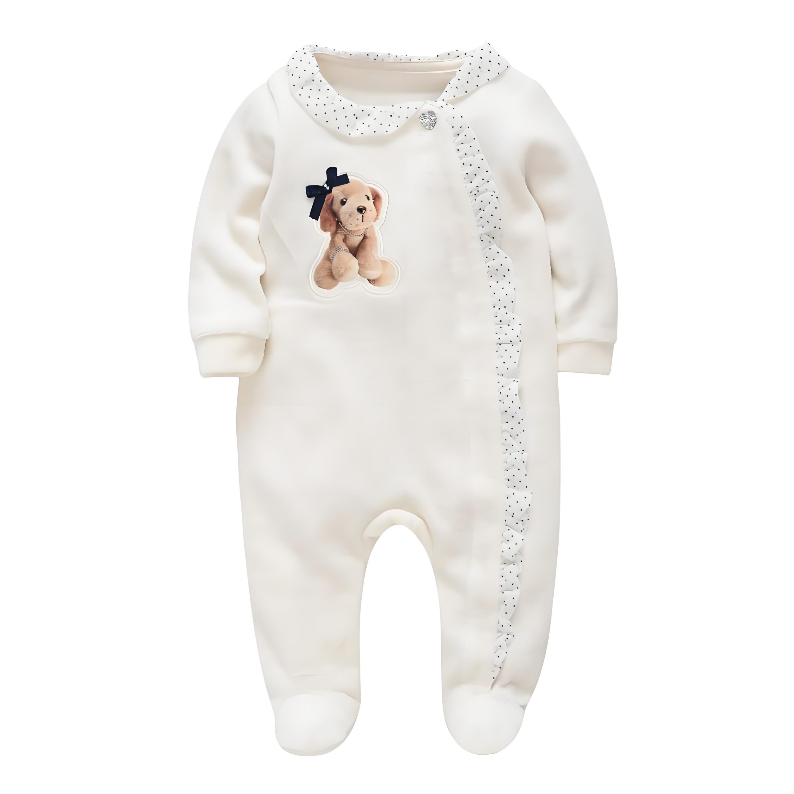 Newborn Baby Bear Romper –Cotton Jumpsuit | OEM & Wholesale Baby Clothes Supplier - Image 3