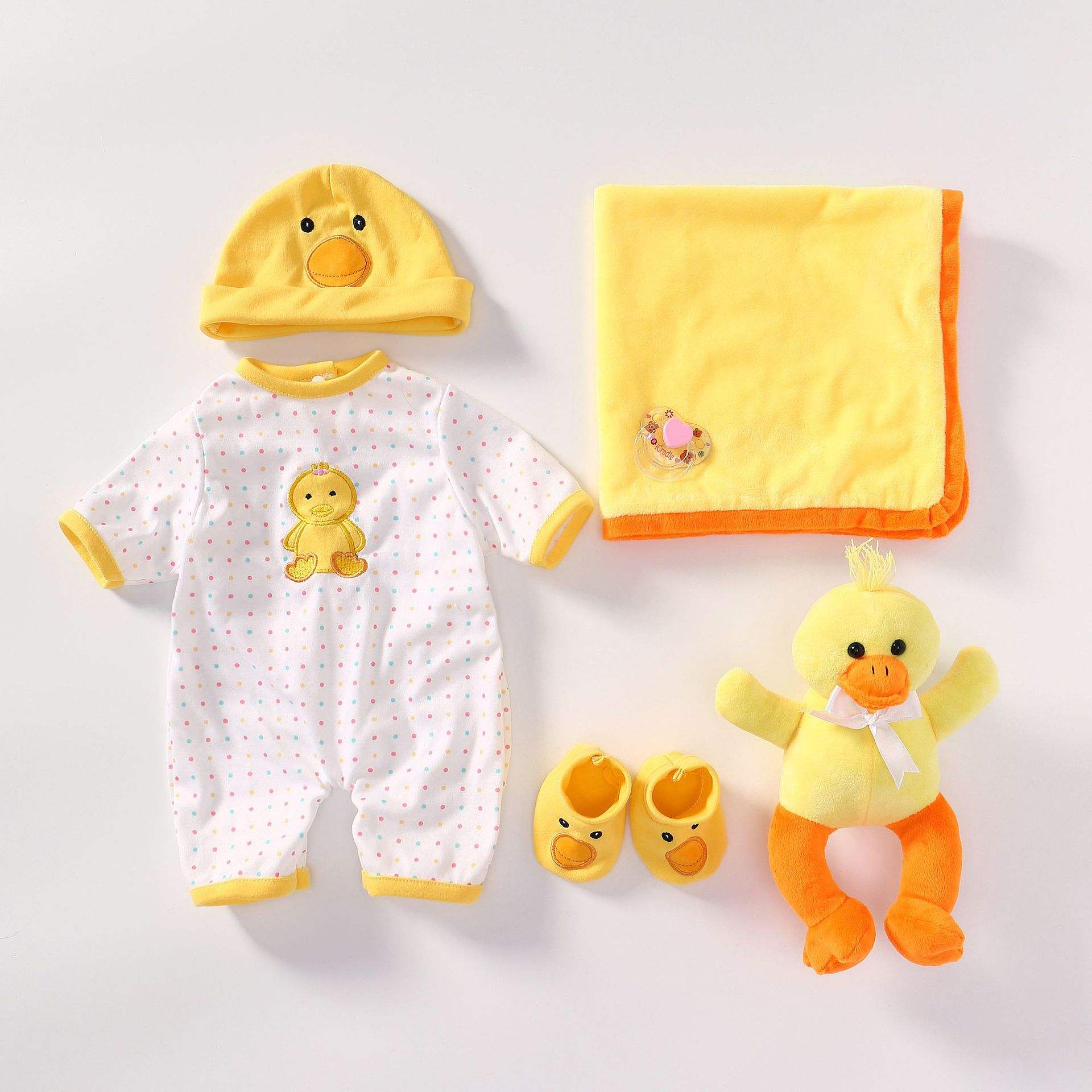 20/22 Inch Full Silicone Reborn Baby Doll Clothes Set | Cartoon Outfit Set - Image 3