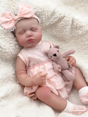 SweetCare™ 18-Inch Vinyl Reborn Doll with Cloth Body