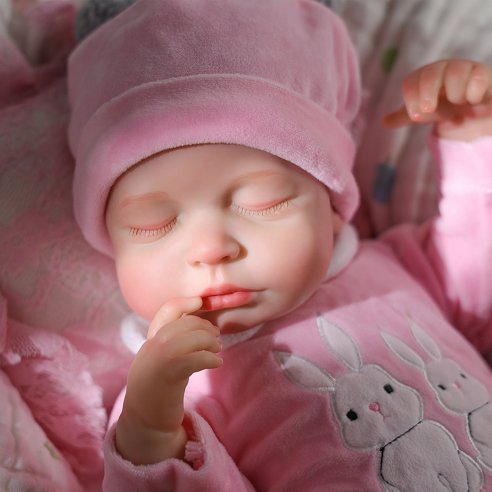 GentleTouch™ 18-Inch Vinyl Reborn Doll with Cloth Body