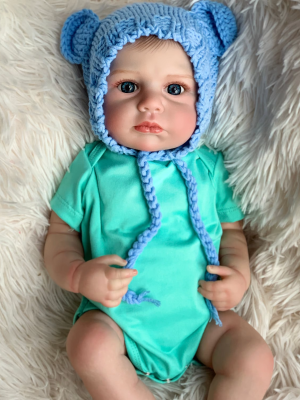 18 Inch Full Vinyl Reborn Baby Girl