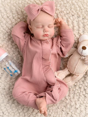 TrueEmbrace™ 18-Inch Ultra-Realistic Vinyl Reborn Doll with Cloth Body