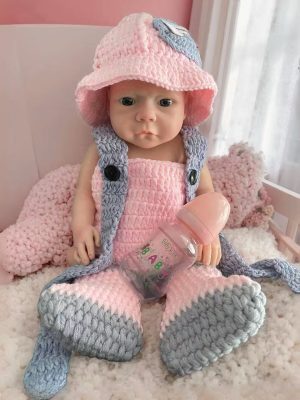 18 Inch Silicone Reborn Doll – Realistic Comfort Companion Baby Toy
