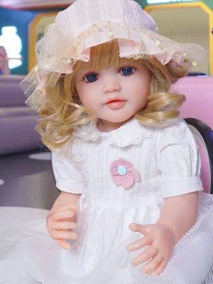 22 inch Silicone Reborn Baby Doll – Princess Gift Set | Full Silicone or Sound-Interactive Version