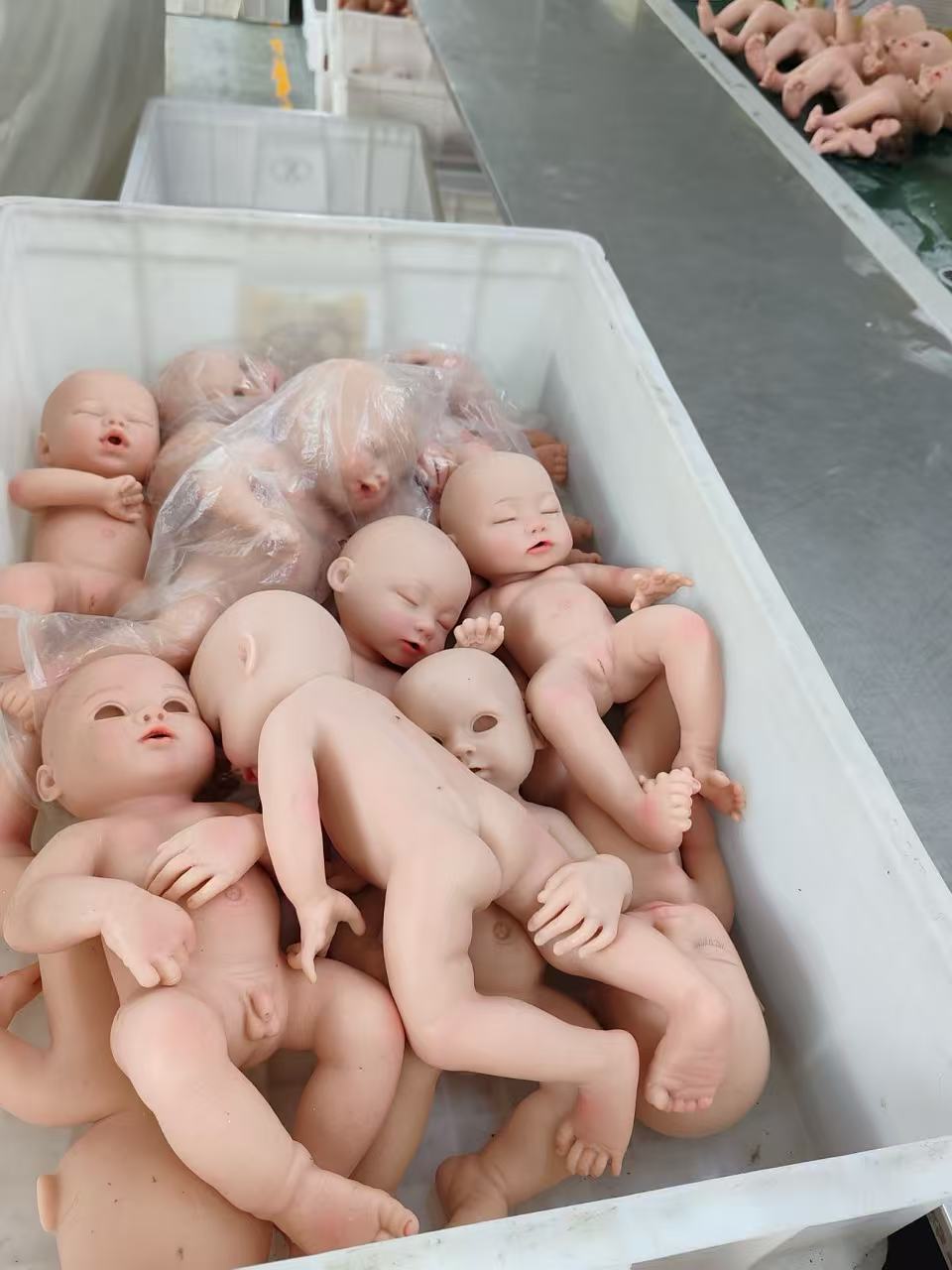 Reborn doll production line